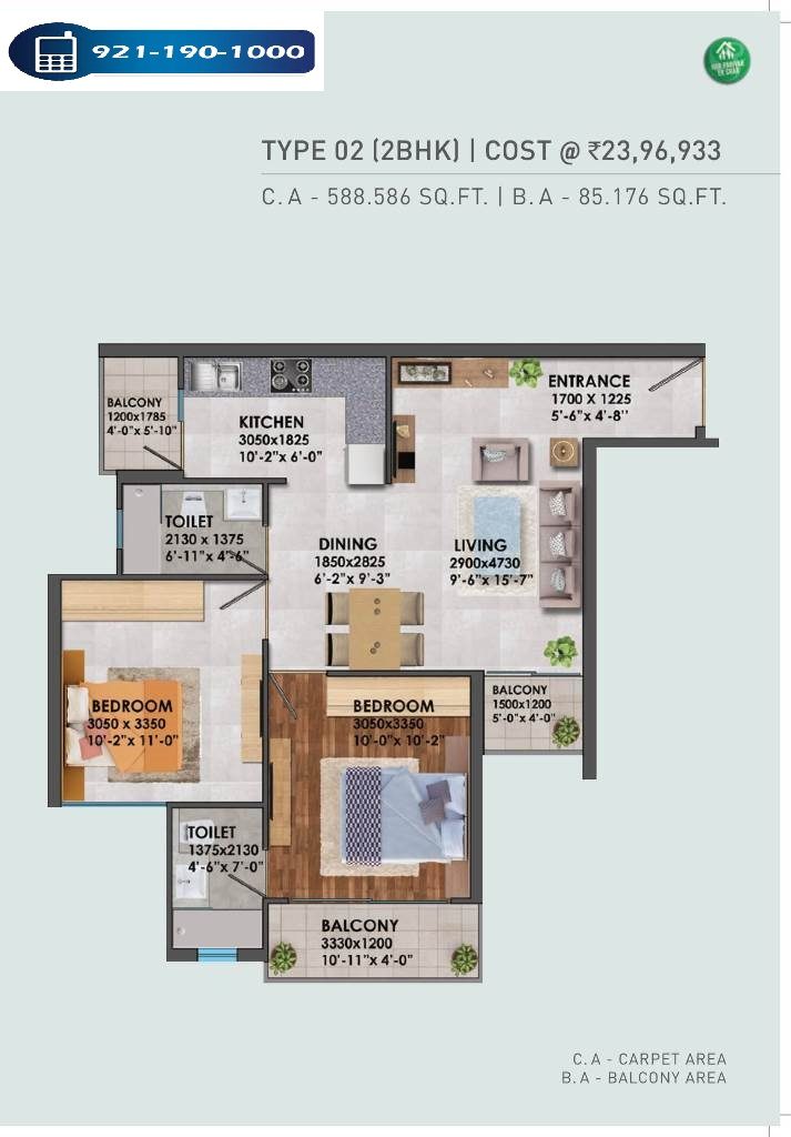 signature global proxima 2 justplancoin588sqft