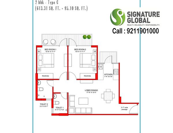Signaturegrandiva.com2-BHK-Type-C