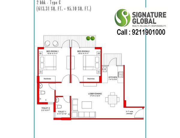 Signaturegrandiva.com2-BHK-Type-C