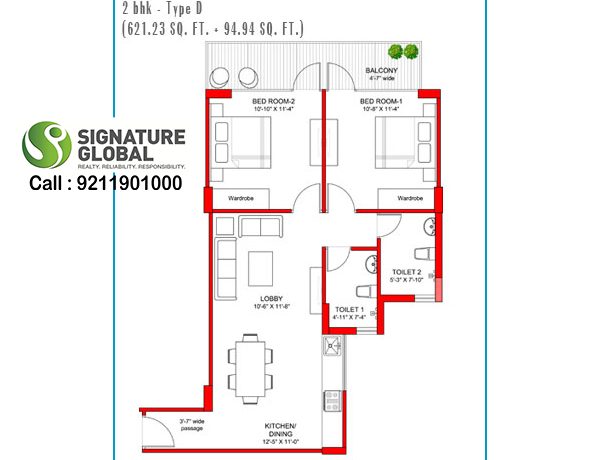 Signaturegrandiva.com2-BHK-Type-D