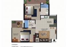 Global heights sohna type12bhk