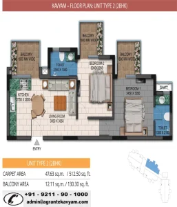 Floor plan2 of agrante kavyam