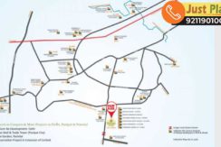 Raheja Affordable Plots Location Map1