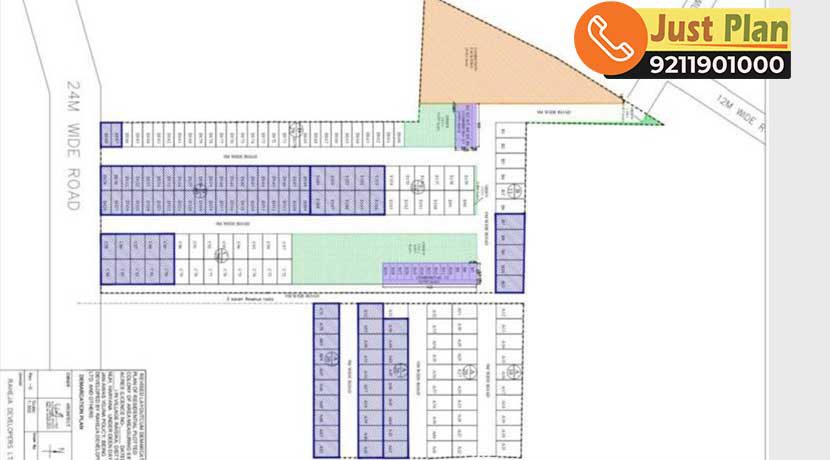 Raheja Affordable Plots Site plan