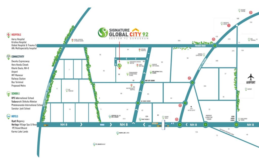 signature city 92 location map