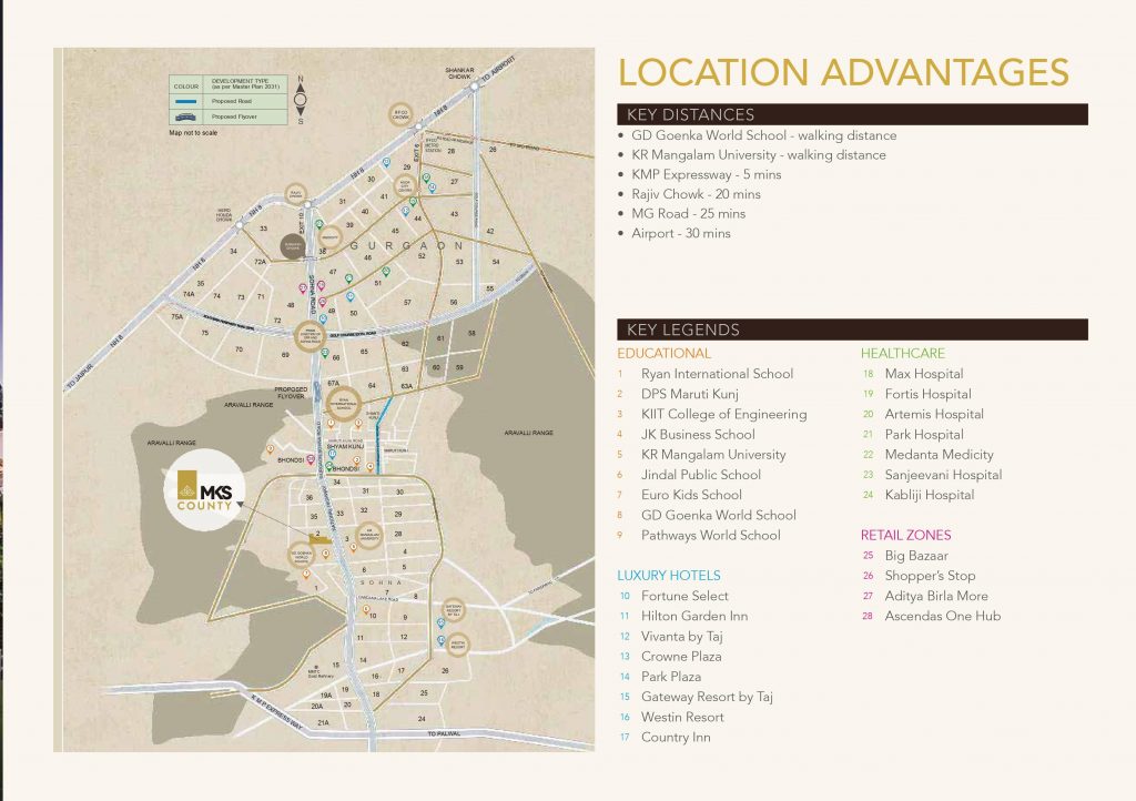 MKS county sohna justplancoin location