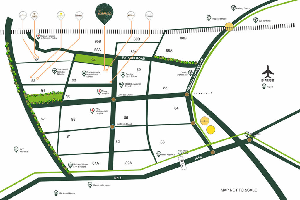 ROF Galleria 93 Location Map