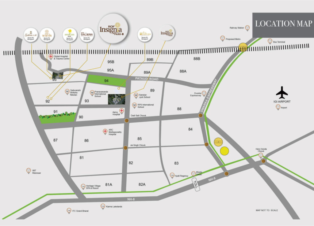 ROF Insignia Park 2 Location Map