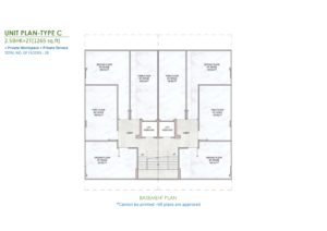 m3m soulitude justplancoin basemant floor plan type C 1265 Sqft