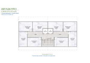 m3m soulitude justplancoin basemant floor plan type E 1119 Sqft