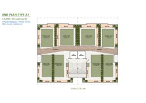 m3m soulitude justplancoin basemant plan type A7 1620 Sqft