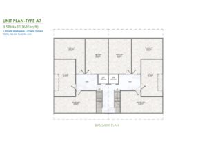 m3m soulitude justplancoin basement plan type A7 1620 Sqft