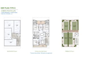 m3m soulitude justplancoin common floor plan type D 1574 Sqft