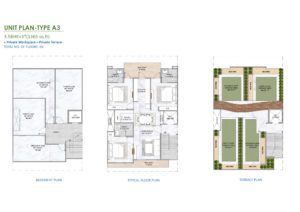 m3m soulitude justplancoin common plan type A3 1365 Sqft
