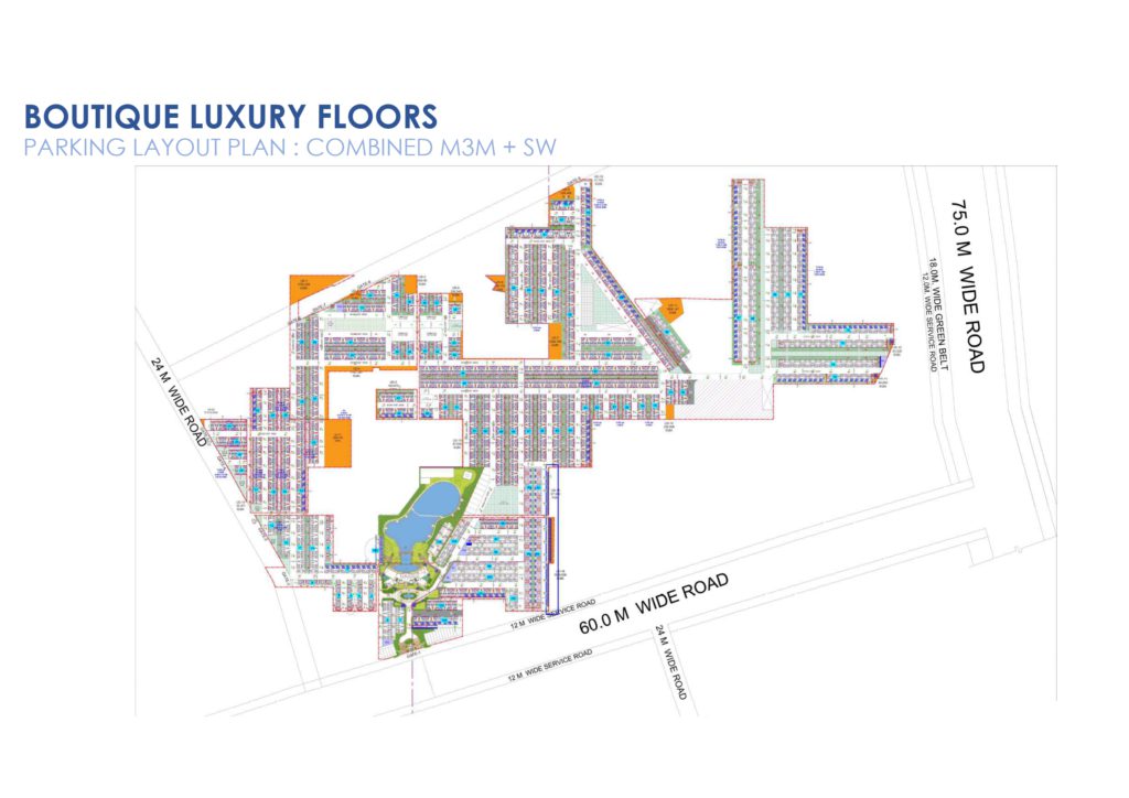 m3m soulitude justplancoin parking layout