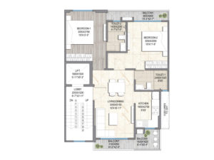 Type C Floor Plan signature global city 79b