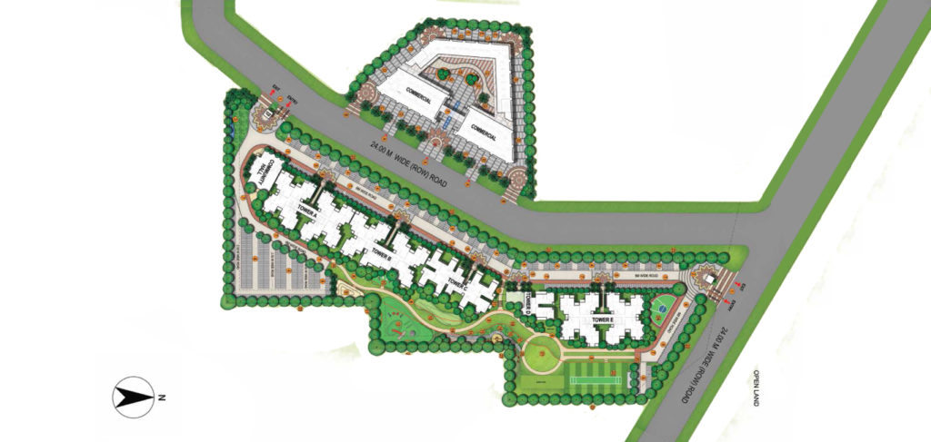 Signature Global Golf Greens Site Plan