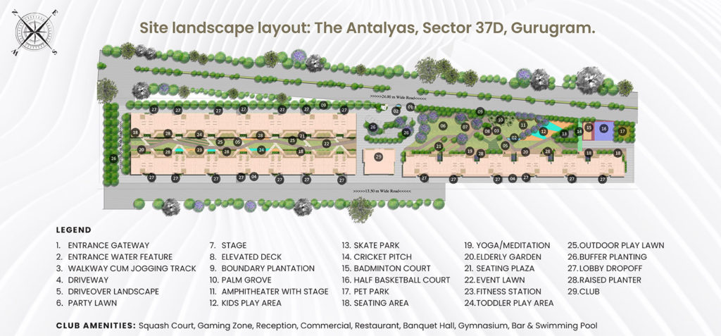 navraj antalya site-plan