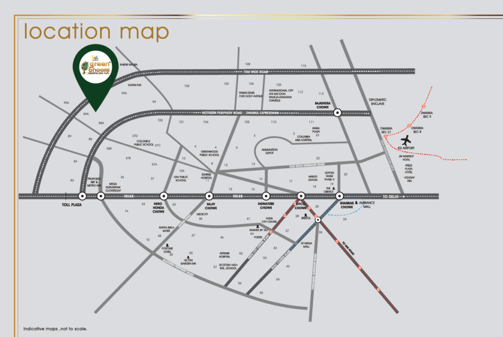 Green Bhumi Location Map