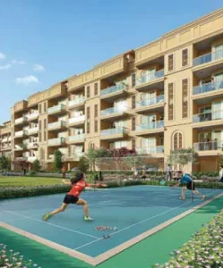 Badminton-court