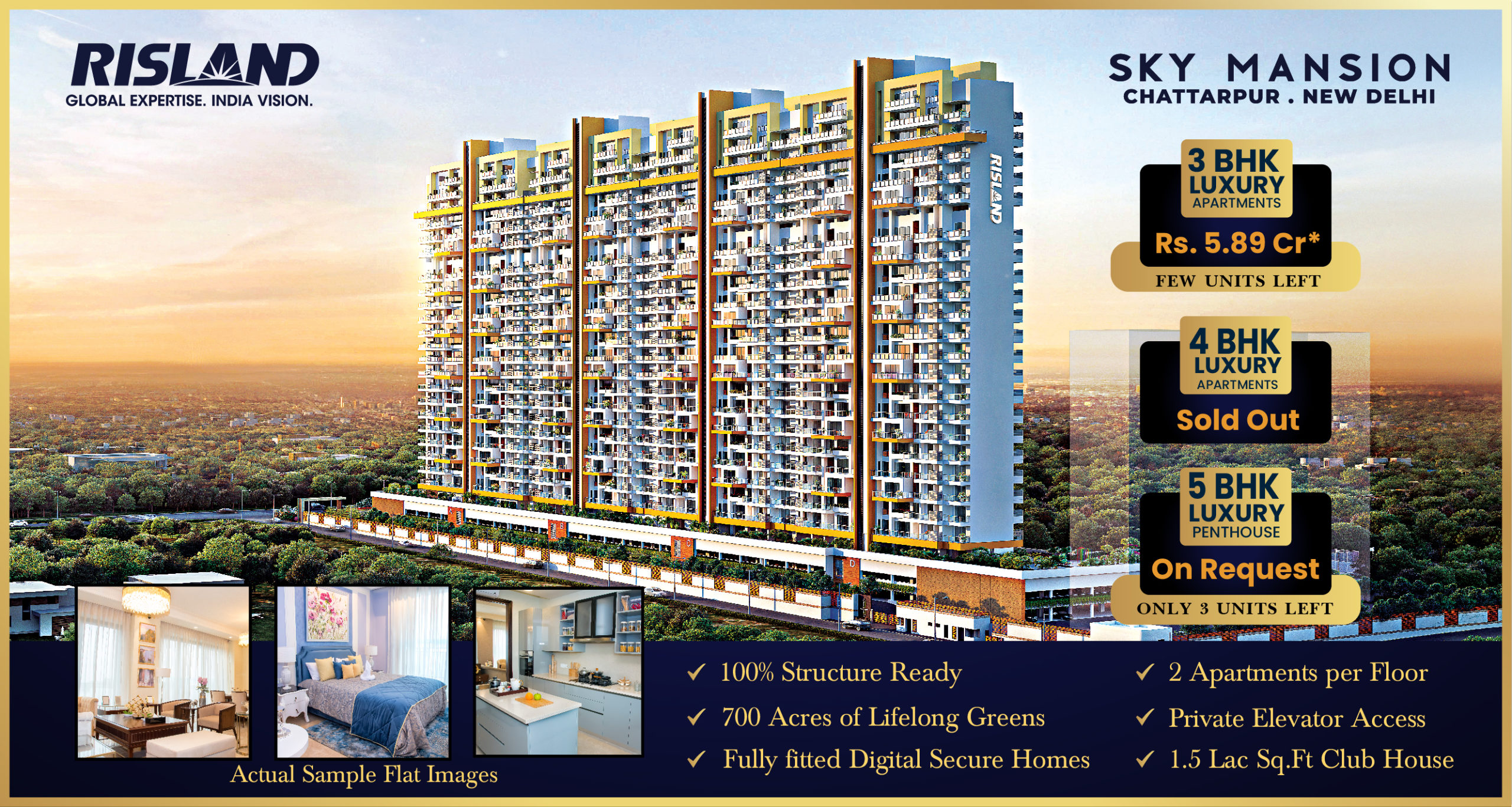Risland Sky Mansion Chattarpur, New Delhi