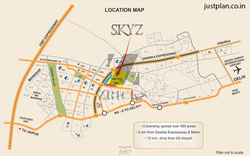 skyz location map sector 37D