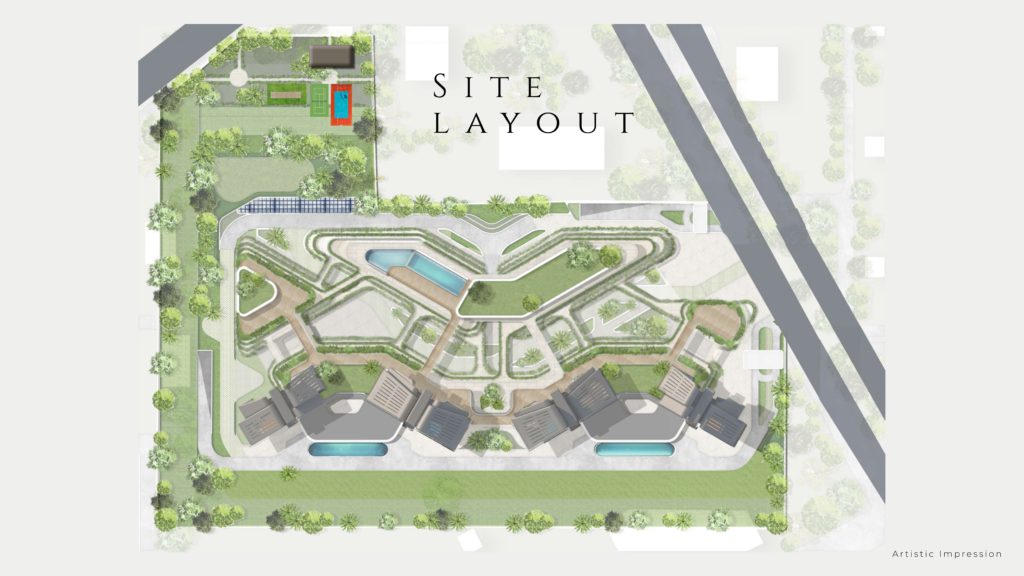 site layout of ganga nandaka