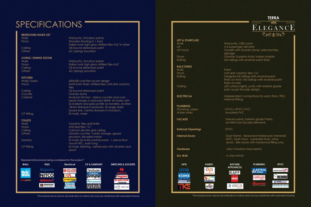 terra elegance sohna amenities