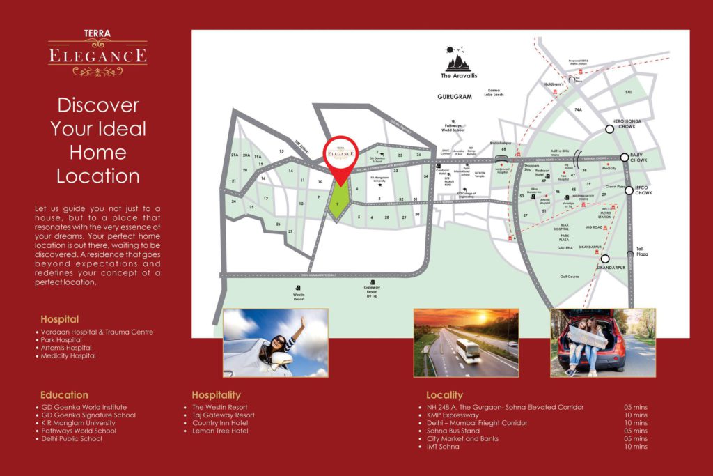 terra elegance sohna location map