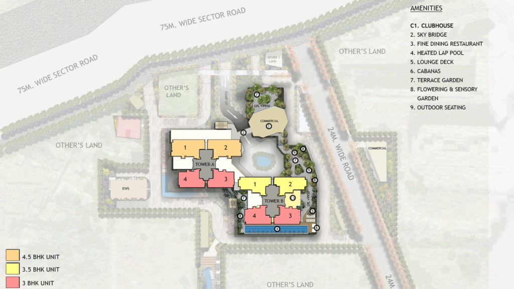 signature twin tower dxp master plan Podium-2