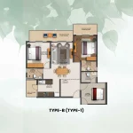 jms Silver living floor plan type - B type - 1