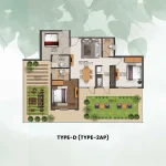 jms Silver living floor plan type D type2AP