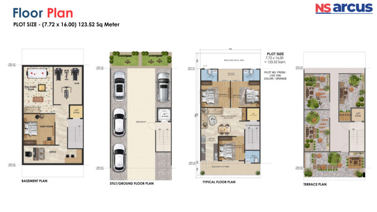 avanisignaturefloorsjustplancoin-148 sqyd floor plan