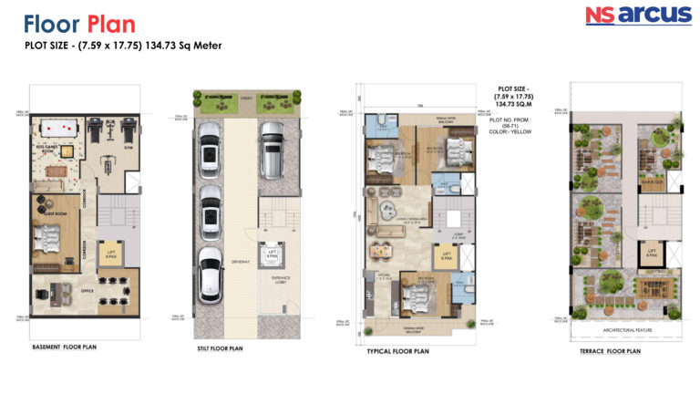 avanisignaturefloorsjustplancoin-161 sqyd floor plan