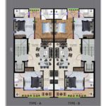 trehan floors justplancoin - typeAB floor plan