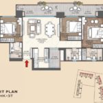sarvam floor plan - 3bhk -2041 sq.ft.