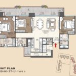 sarvam floor plan - 3bhk+u - 2283 sqft