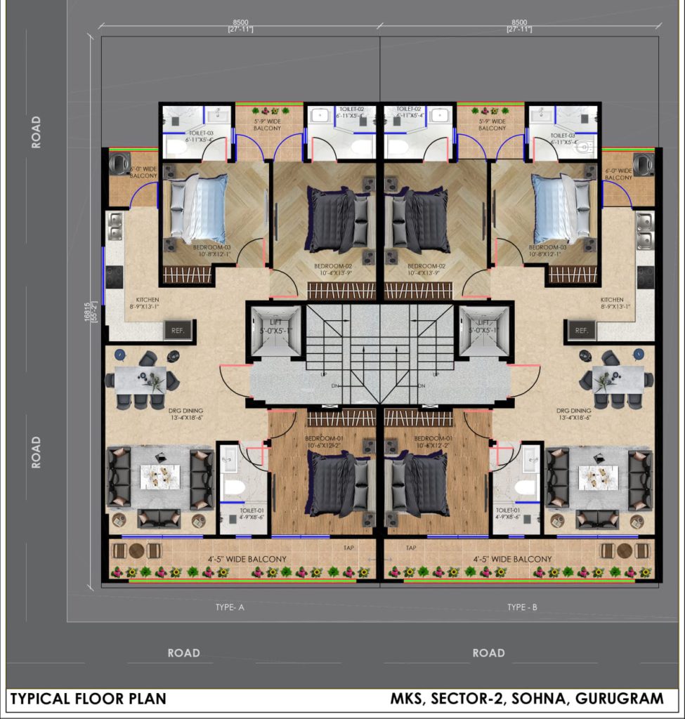 trehan luxury floors sector 2 mks county floor plan