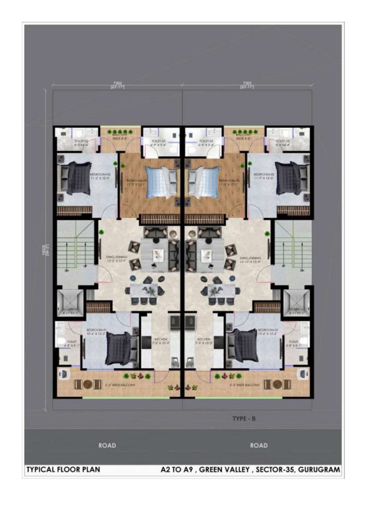 trehan valley floors justplancoin floor plan type A type b