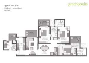 greenopolisfloorplan_1957Sqft-3bhk