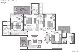 orrisgreenopolis floor plan 3bhk+sr-1910sqft