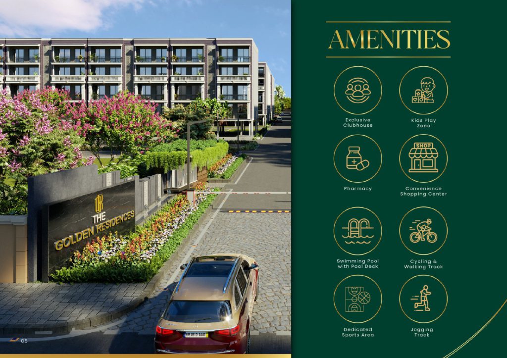 The Golden Residences Brochure amenities