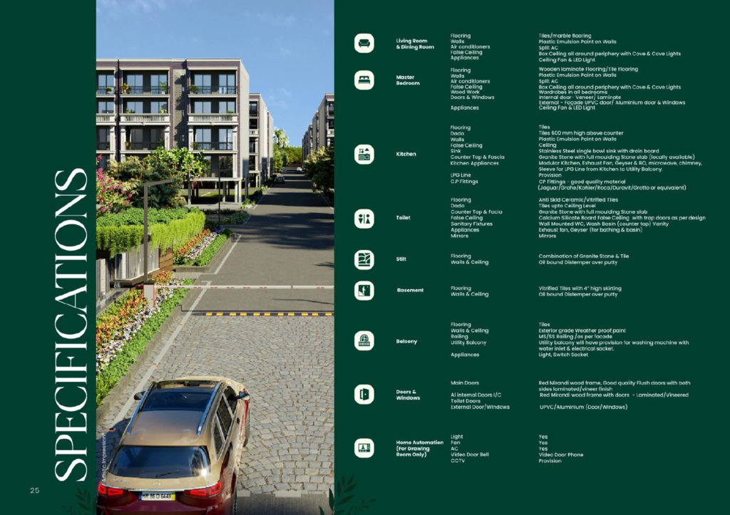 The Golden Residences Brochure justplancoin specifications
