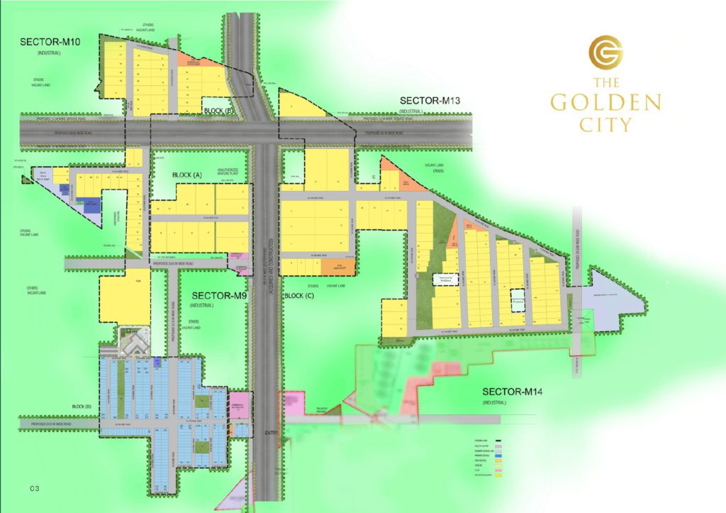 The Golden Residences Brochure master plan