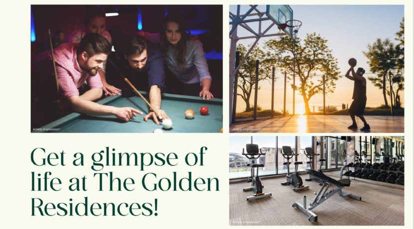 The Golden Residences Brochure sports amenities