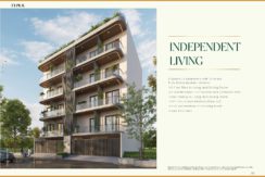 The Golden Residences type E exterior building layout