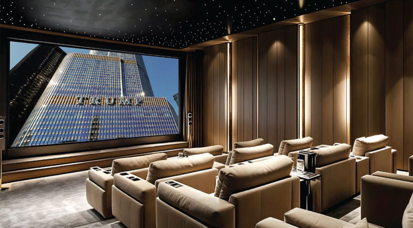 Trump Residences sector 69 Gurgaon home theatre