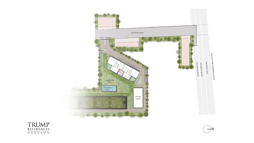 Trump Residences sector 69 Gurgaon master plan