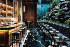trump residences sector 69 aquarium bar
