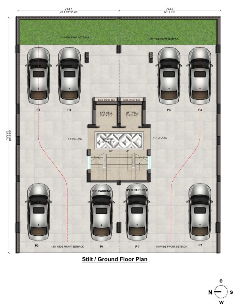 Pitrachaya Dev Luxury Floors sector 70 justplancoin stilt parking